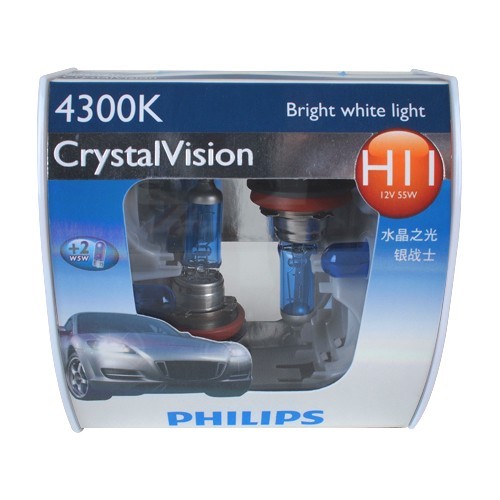 PHILIPS CRYSTAL VISION 4300K - H11 12362CV